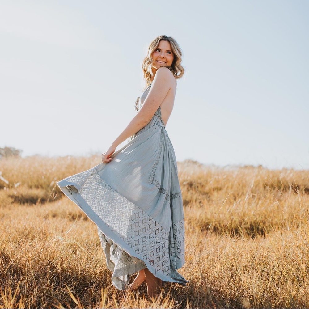 free people flowy maxi dress